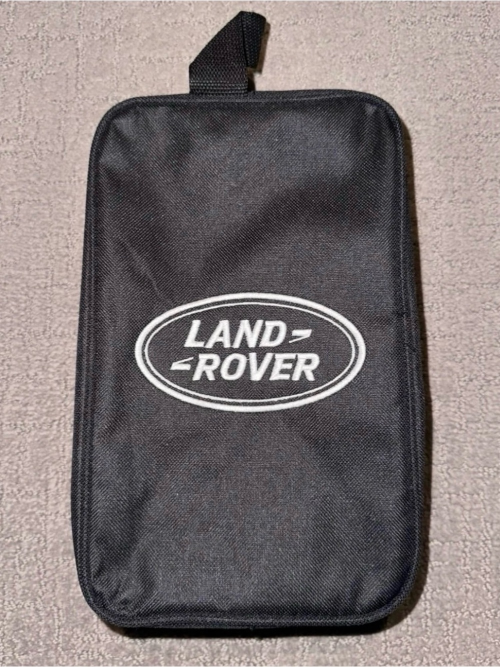 Land Rover Black Zip Storage Toiletry Bag